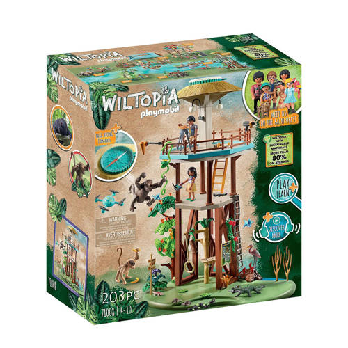 PLAYMOBIL Wiltopia Onderzoeksstation met kompas 71008 Speelset