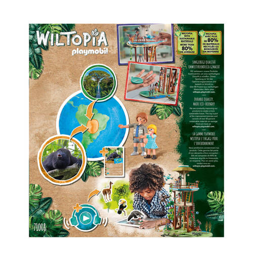 PLAYMOBIL Wiltopia Onderzoeksstation met kompas 71008 Speelset