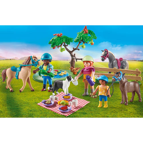 PLAYMOBIL Country Picknick excursie met paarden 71239 Speelset