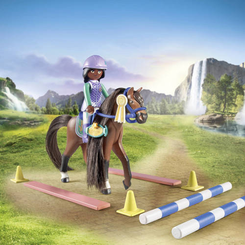 PLAYMOBIL Horses of Waterfall Zoe en Blaze speelset 71355