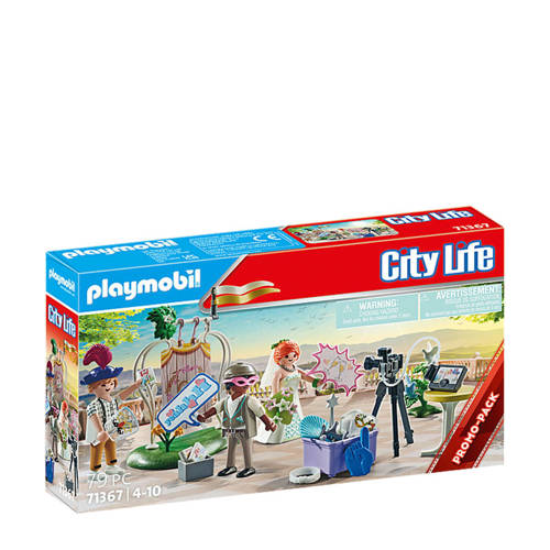 PLAYMOBIL City Life Bruidspaar met camera 71367 Speelset