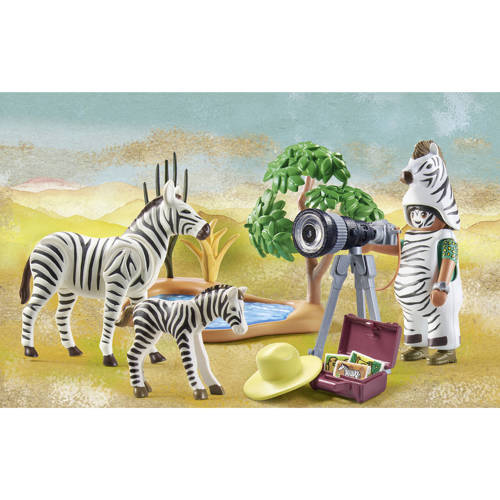 PLAYMOBIL Wiltopia Onderweg met de dierenfotograaf 71295 Speelset