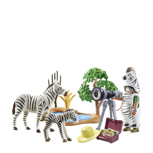 PLAYMOBIL Wiltopia Onderweg met de dierenfotograaf 71295 Speelset