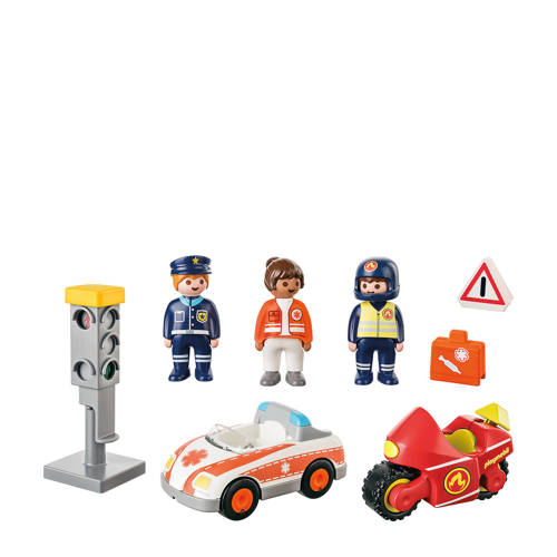 PLAYMOBIL 1-2-3 Alledaagse helden 71156 Speelset
