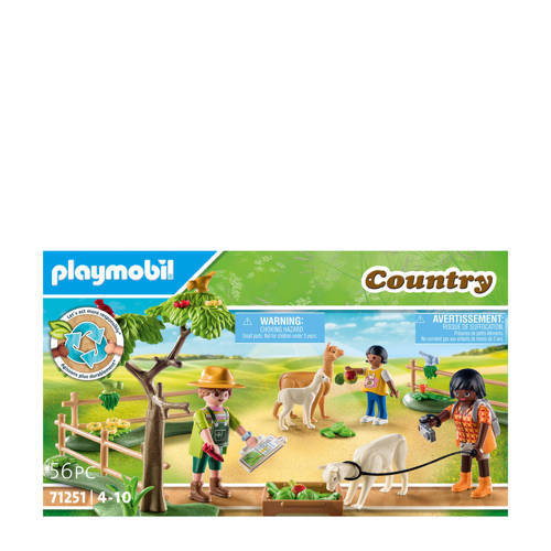 PLAYMOBIL Country Alpaca wandeling 71251 Speelset
