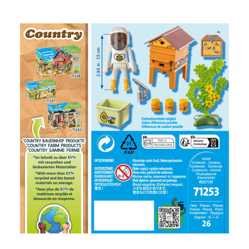 PLAYMOBIL Country Imker 71253 Speelset | Speelset van