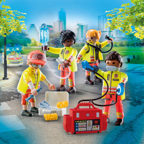 PLAYMOBIL City Life Reddingsteam 71244 Speelset | Speelset van