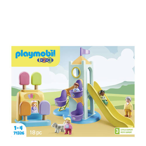 PLAYMOBIL 1-2-3 Avontuurlijke speeltuin 71326 Speelset