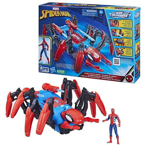 Marvel Spider-Man Crawl and Blast Spider Voertuig Actiefiguur