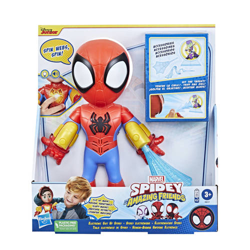 Marvel Spidey And His Amazing Friends Electronic Suit Up Spidey Actiefiguur