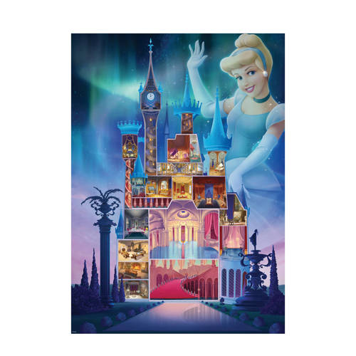 Ravensburger disney castles cinderella legpuzzel 1000 stukjes