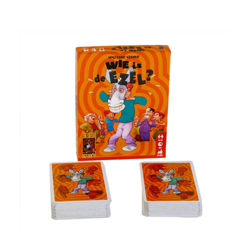999 Games Wie is de ezel? Kaartspel | Kaartspel van