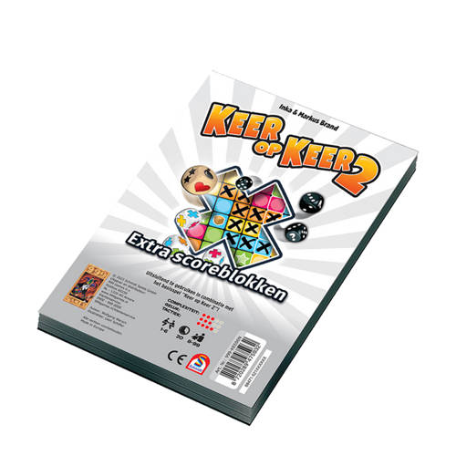 999 Games scoreblokken keer op keer 2 twee stuks level 1 uitbreidingsspel