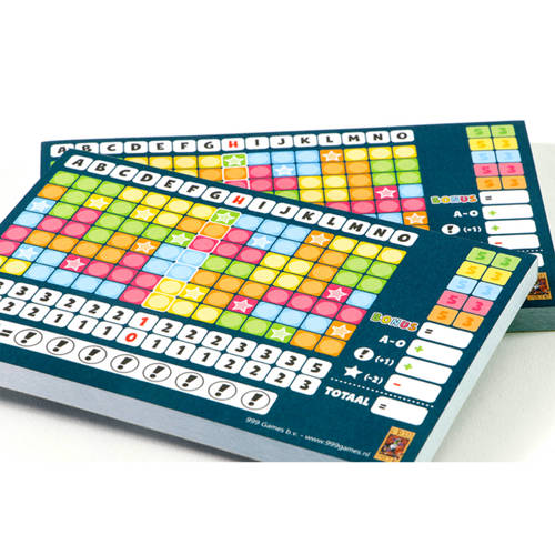 999 Games scoreblokken keer op keer twee stuks level 1 uitbreidingsspel