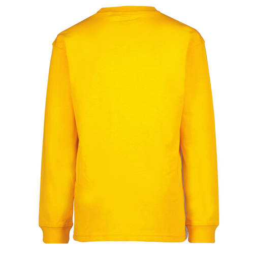 VINGINO sweater Boris met printopdruk geel Printopdruk 164