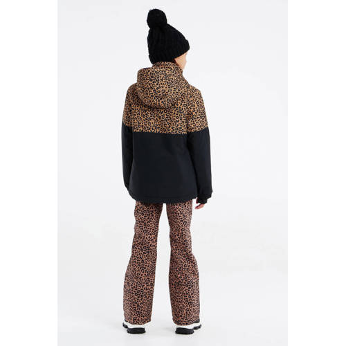 Protest ski-jack PRTOLALLA zwart camel lila Skijack Meisjes Polyester Capuchon 104