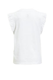 thumbnail: anytime T-shirt met ruffle wit