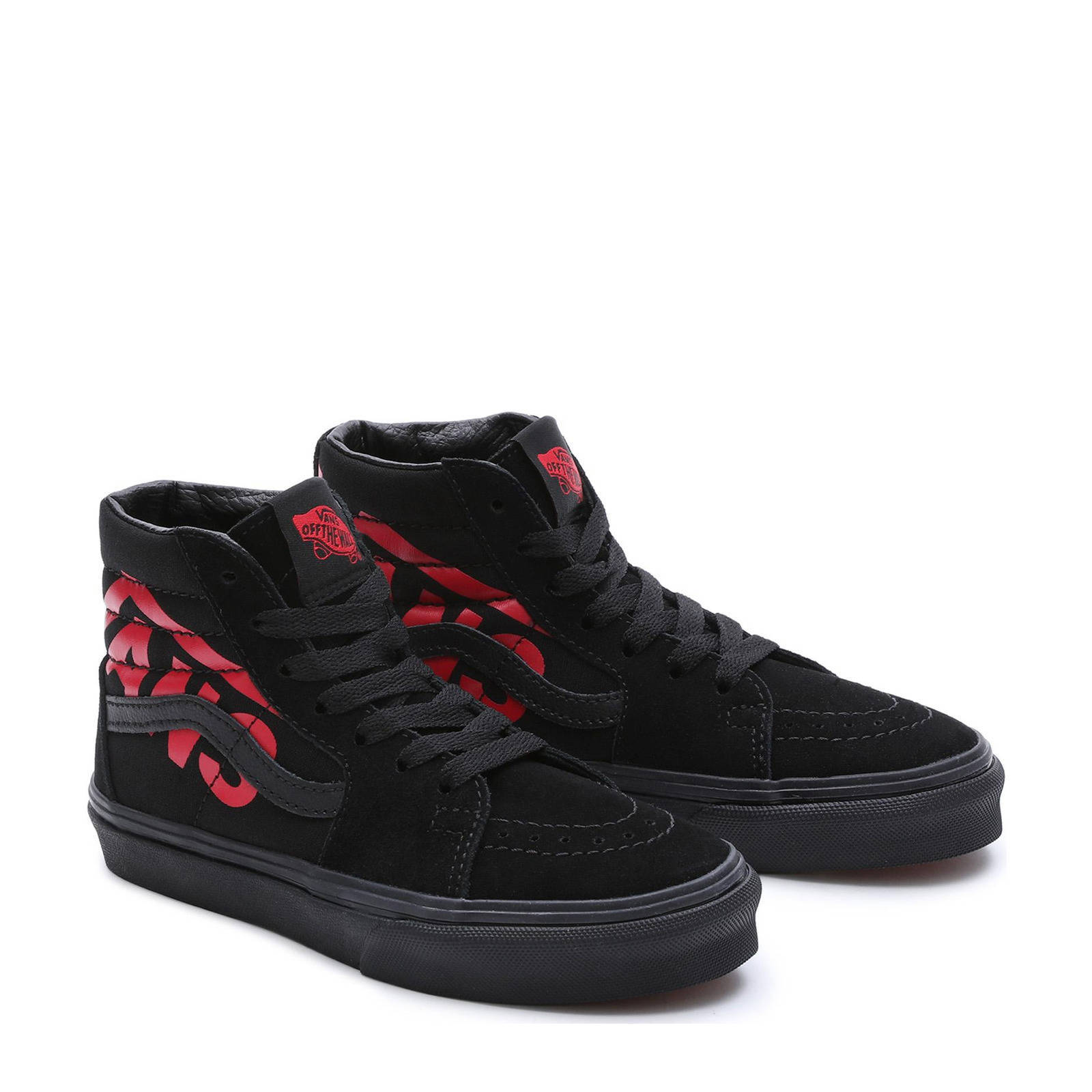 Vans rood zwart new arrivals