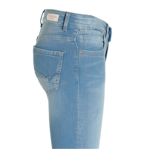 VINGINO skinny jeans Bianca medium blue denim Blauw Meisjes Stretchdenim 110