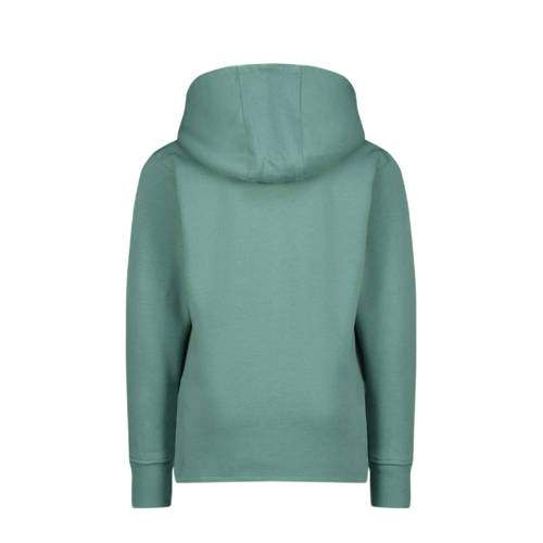 VINGINO hoodie Nanjara met tekst mintgroen Sweater Tekst 104