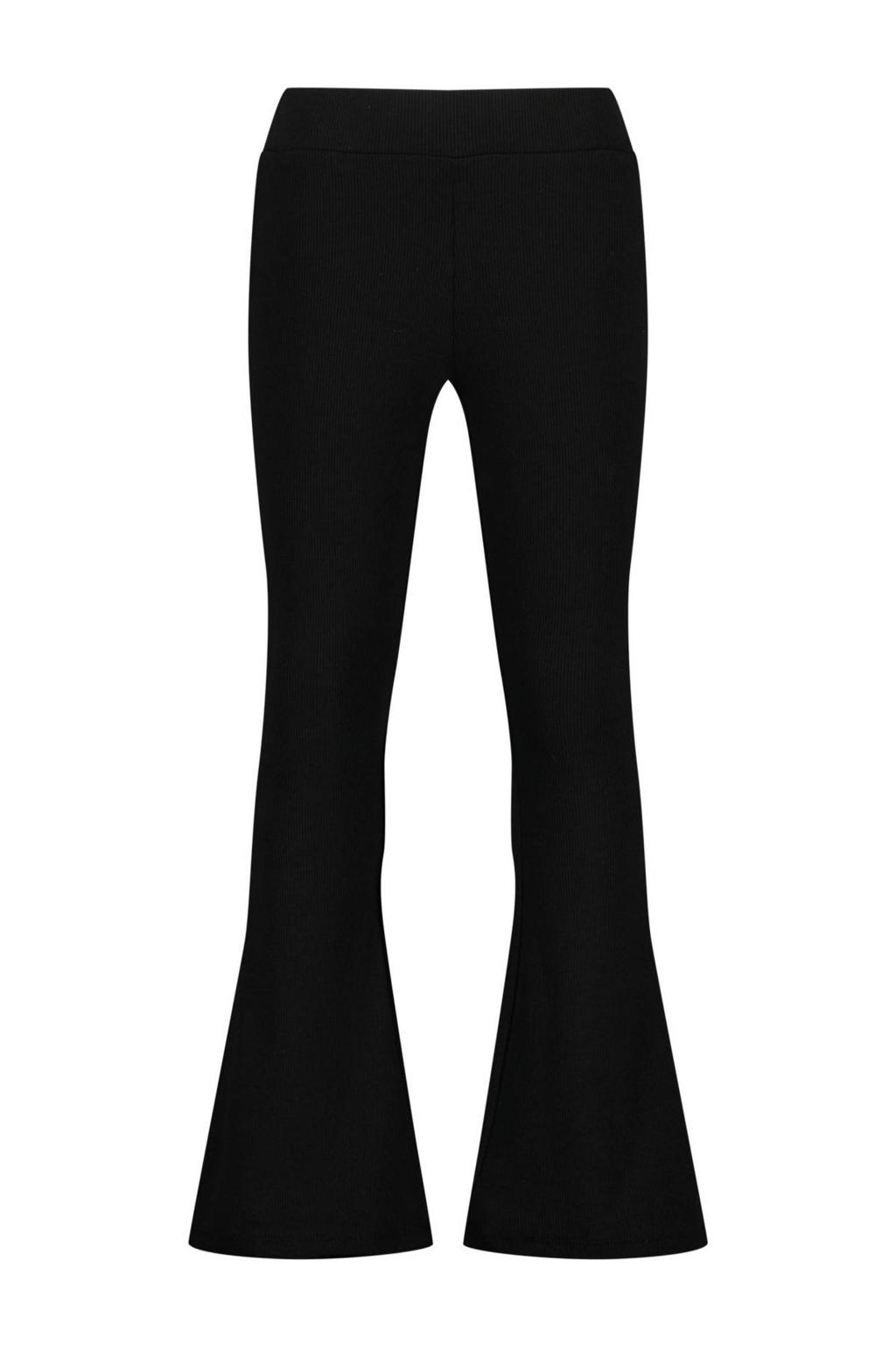 Vingino flared broek Sari zwart