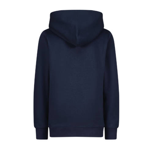 VINGINO hoodie Nono met printopdruk donkerblauw Sweater Printopdruk 104