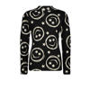 Vingino longsleeve Jaime met all over print zwart/beige