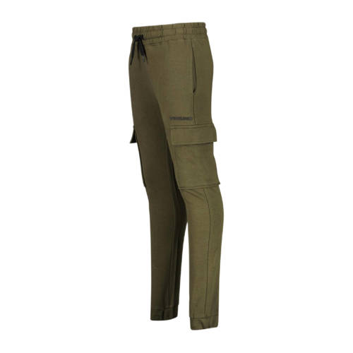 VINGINO skinny joggingbroek Socket mosgroen Jongens Katoen 140