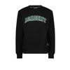 Vingino sweater Nousha met tekst en 3D applicatie zwart