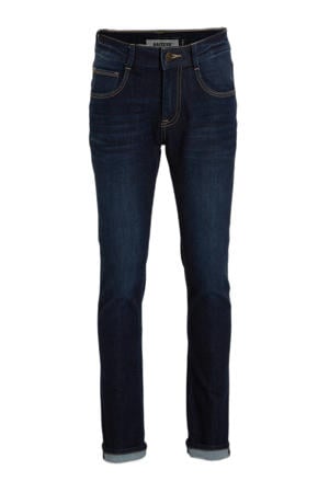 slim fit jeans dark blue denim