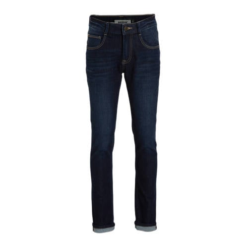 Raizzed slim fit jeans dark blue denim Blauw Jongens Stretchdenim Effen - 104
