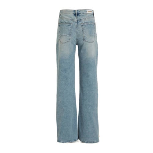 Raizzed wide leg jeans vintage blue denim Blauw Meisjes Stretchdenim Effen 92