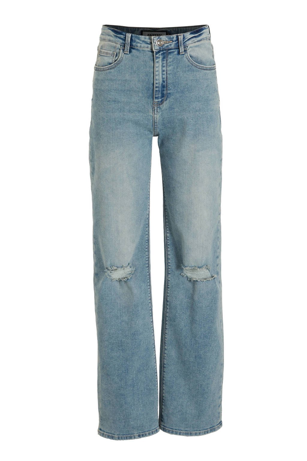 wide leg jeans vintage blue denim