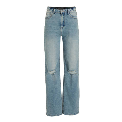 Raizzed wide leg jeans vintage blue denim Blauw Meisjes Stretchdenim Effen