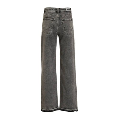 Raizzed wide leg jeans vintage grey Grijs Stretchdenim Effen 110