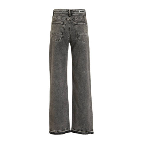 Raizzed wide leg jeans vintage grey Grijs Meisjes Stretchdenim Effen 92