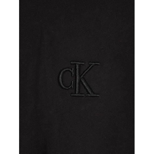 Calvin Klein hoodie met logo zwart Sweater Logo 128