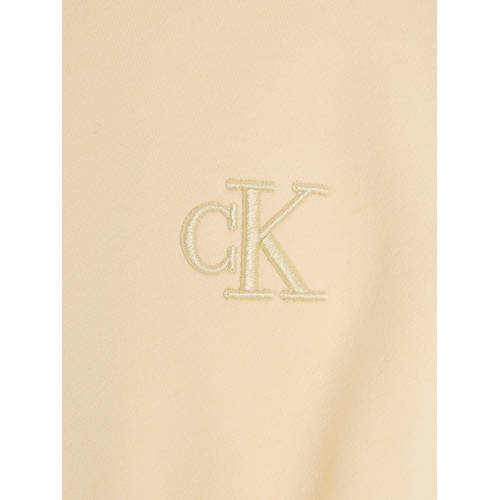 Calvin Klein hoodie met logo beige Sweater Logo 140