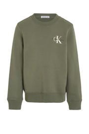 thumbnail: Calvin Klein sweater met logo mosgroen