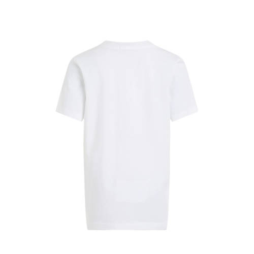 Calvin Klein T-shirt met printopdruk wit Jongens Katoen Ronde hals Printopdruk 104
