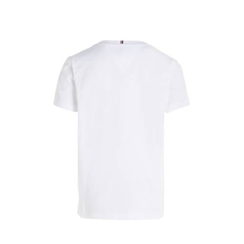 Tommy Hilfiger T-shirt TOMMY BAGELS met printopdruk wit Meisjes Katoen Ronde hals 110