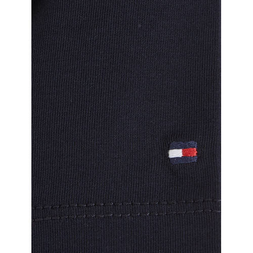 Tommy Hilfiger T-shirt MONOTYPE met tekst zwart Meisjes Katoen Ronde hals 104