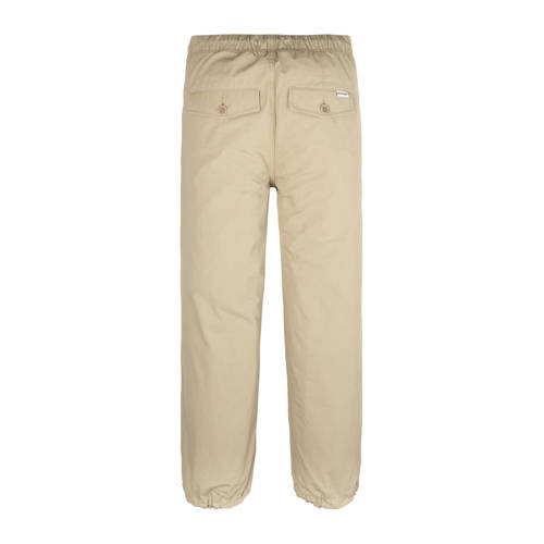 Tommy Hilfiger broek met logo beige Jongens Katoen Logo 128