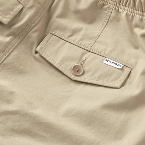 Tommy Hilfiger broek met logo beige Jongens Katoen Logo 128