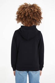 thumbnail: Tommy Hilfiger hoodie met tekst zwart/rood