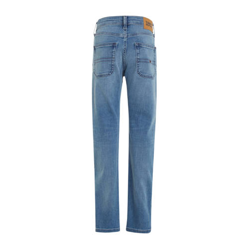 Tommy Hilfiger slim fit jeans medium blue denim Blauw Jongens Stretchkatoen 122