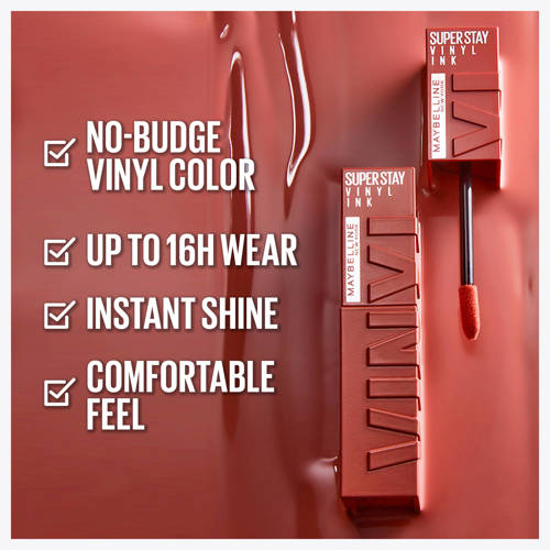 Maybelline New York SuperStay Vinyl Ink lippenstift 125 Keen