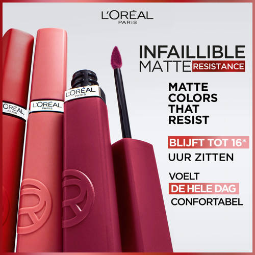 L'Oréal Paris Matte Resistance lippenstift Nude 115 Snooze Your Alarm 5 ml