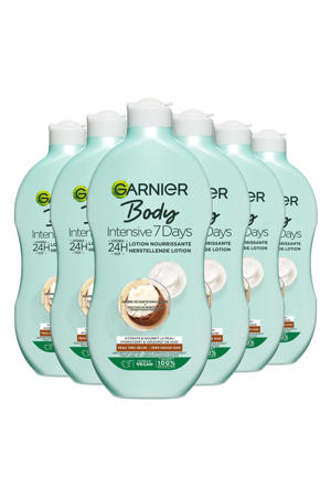 Body Intensive 7 Days herstellende bodylotion met Karitéboter en Probiotica - voordeelverpakking - 6 x 400 ml