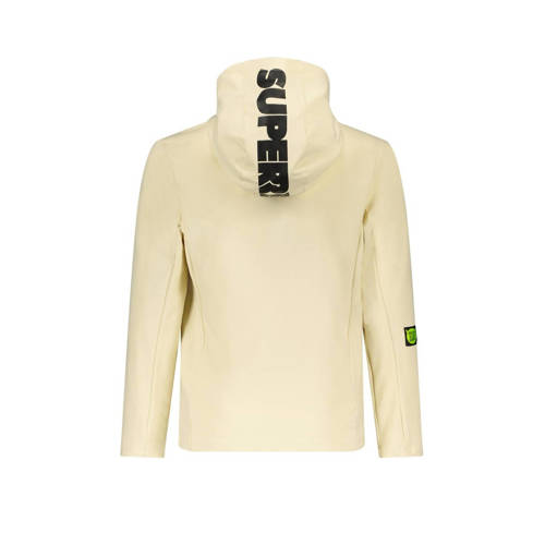 SuperRebel jas Travis beige Jongens Katoen Capuchon Effen 116